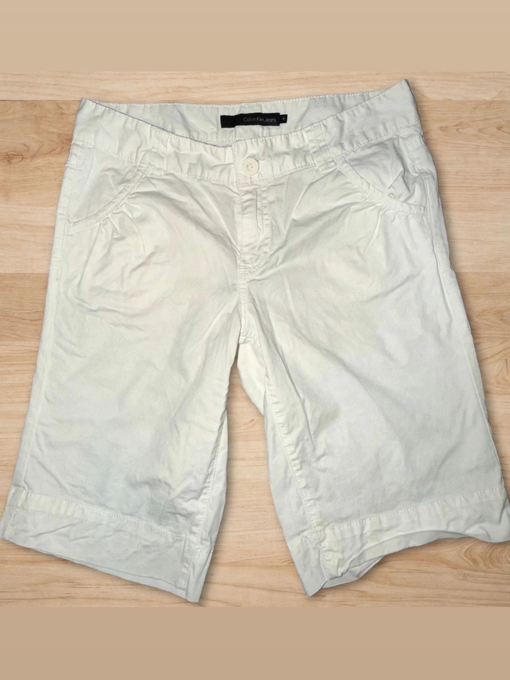 Calvin Klein White Women’s Casual Shorts
